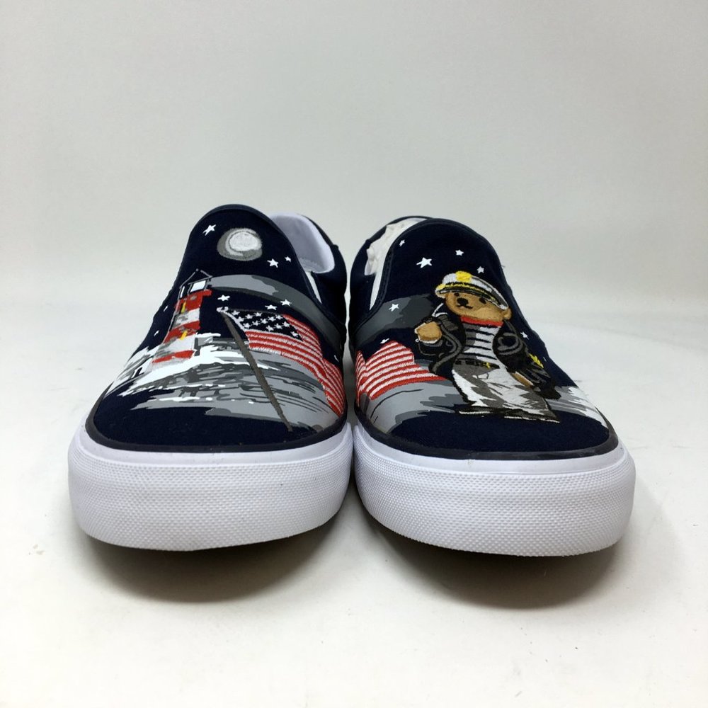 Polo Ralph Lauren Mens Thompson Bear Lights Shoes - Picture 4 of 10